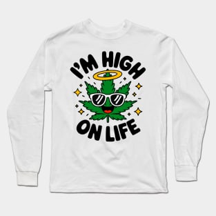 High Ganja Leaf Long Sleeve T-Shirt